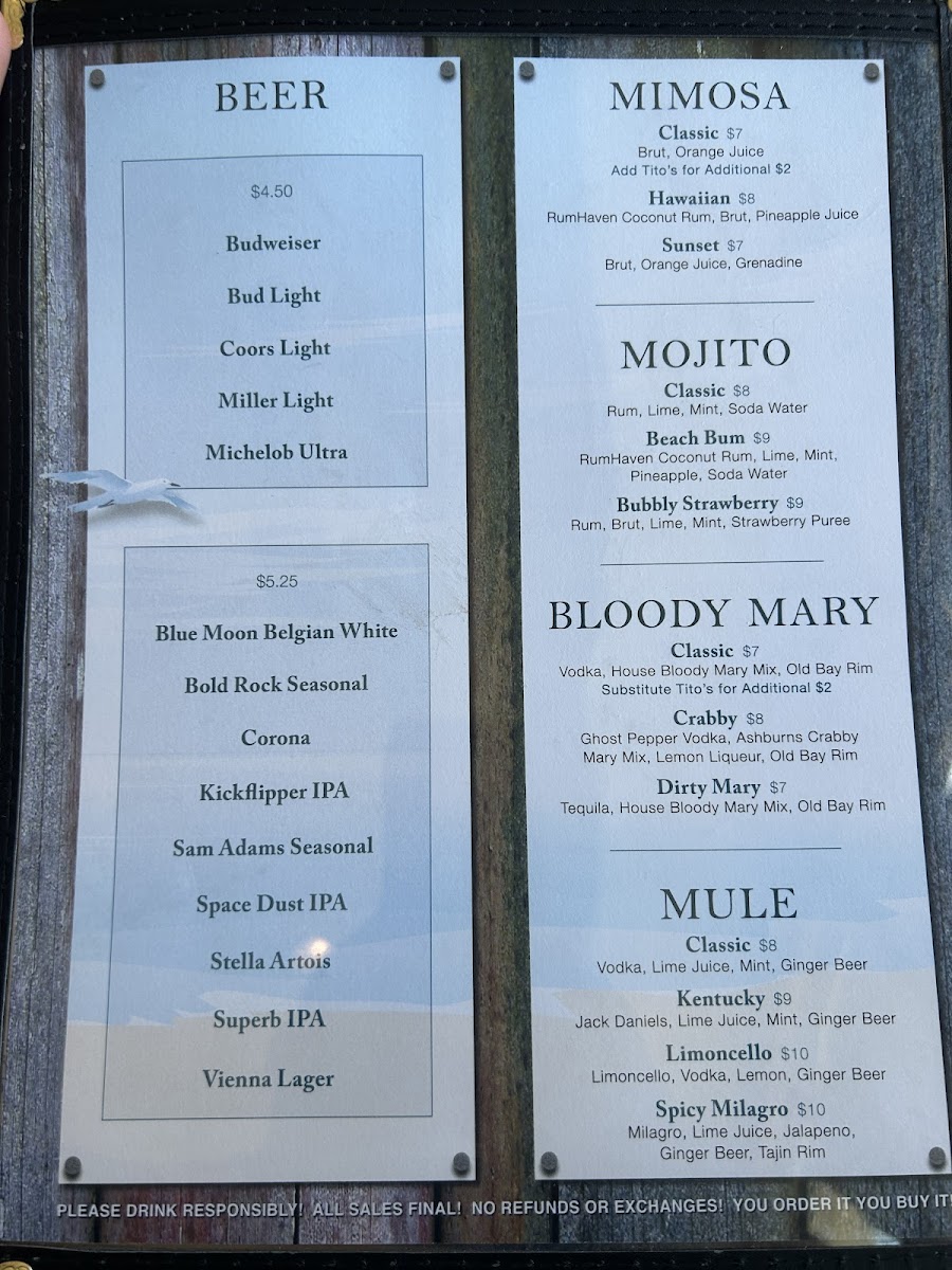 Surf Rider Bay Point Menu-6